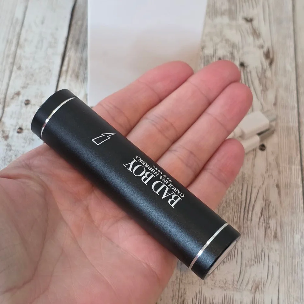 Carolina Herrera Bad Boy Power Bank - Black